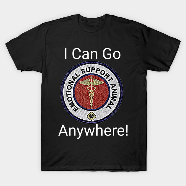 I Can Go Anywhere! T-Shirt by Leon Loveless